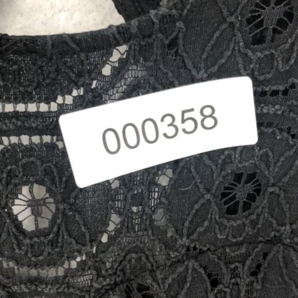 Black Lace Bodycon Sheath Dress Small Sleeveless Lined Keyhole Back As You Wish - Picture 11 of 11